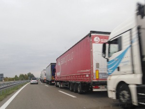 На теретном терминалу Хоргош мало боље стање