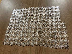 160 сребрњака у кеси