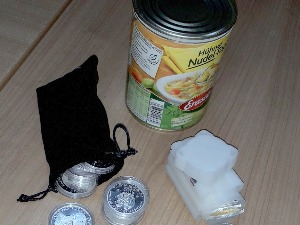 Сребро у конзерви нудли и јастуку 