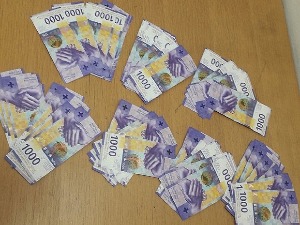 Преко 50.000 непријављених швајцарских франака на Хоргошу