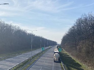 Колоне камиона на прелазима са Хрватском
