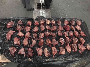 Заплењен товар одстрељених птица