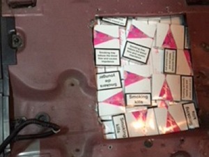 Бункер у поду мерцедеса препун цигарета