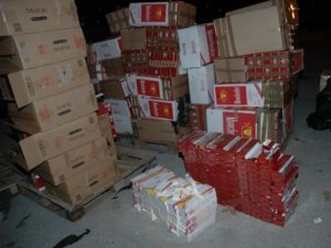 Спречен покушај кријумчарења цигарета на Гостуну