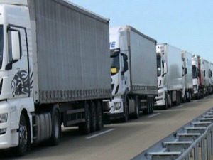 РТС: Поново колона камиона на Хоргошу